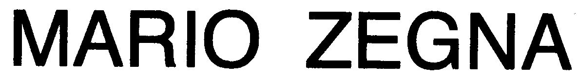 MARIO ZEGNA