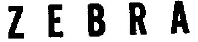 ZEBRA