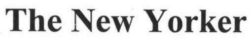 THE NEW YORKER