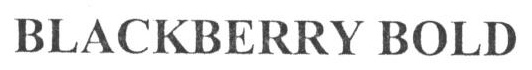 BLACKBERRY BOLD