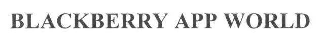 BLACKBERRY APP WORLD