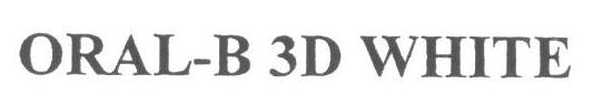 ORAL-B 3D WHITE