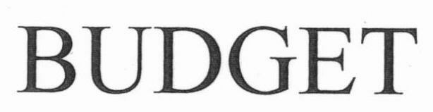 BUDGET