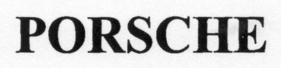 PORSCHE