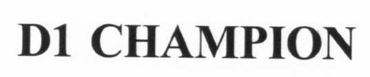 D1 CHAMPION