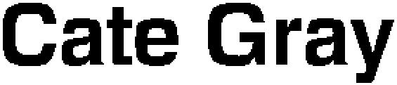 cate gray