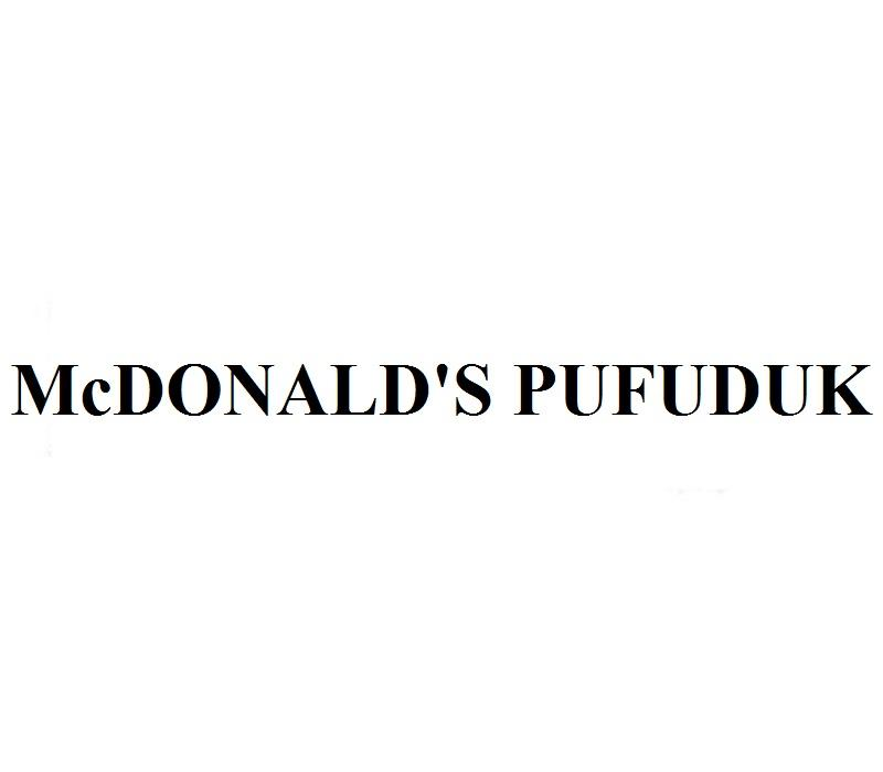 mcdonald's pufuduk