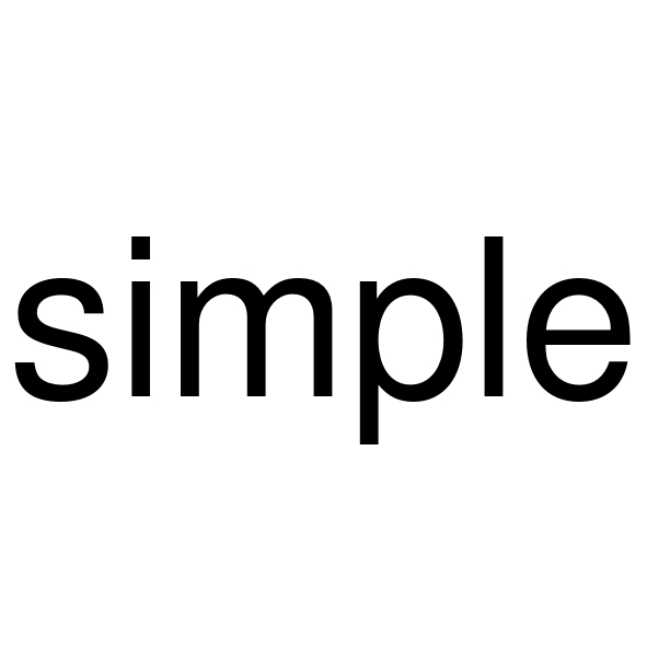 simple