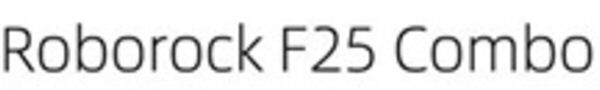 roborock f25 combo