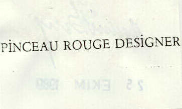 pinceau rouge designer