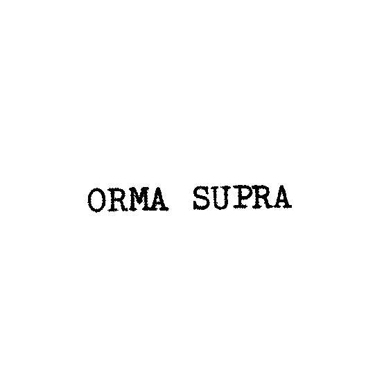 orma supra