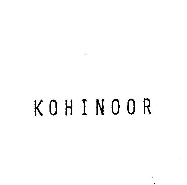kohinoor