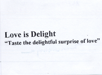 love is delight taste the delightful surprise of love