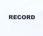 record