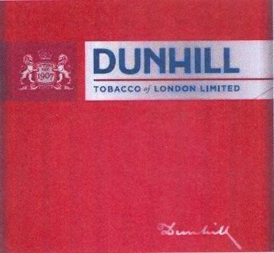 DUNHILL TOBACCO OF LONDON LIMITED