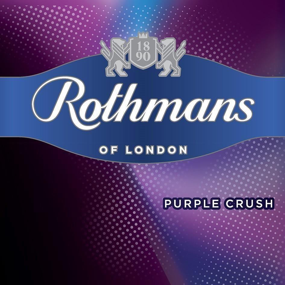 ROTHMANS OF LONDON PURPLE CRUSH 1890 & DEVICE