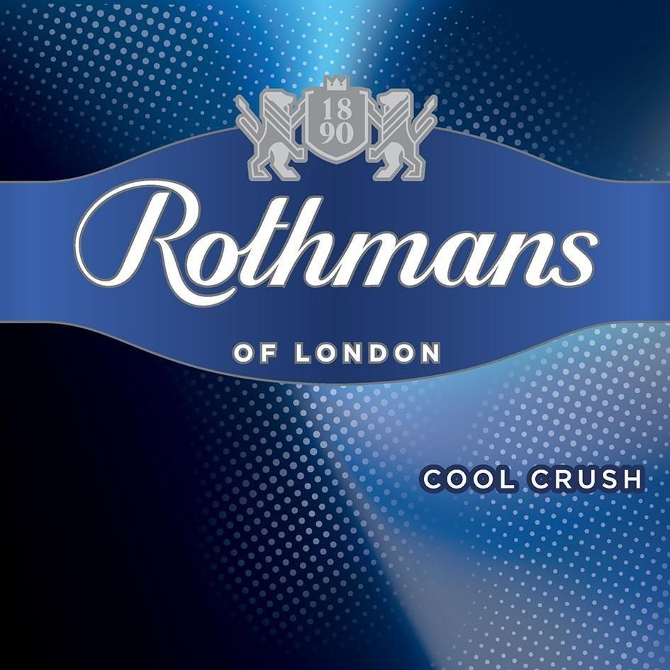 ROTHMANS OF LONDON COOL CRUSH 1890 & DEVICE