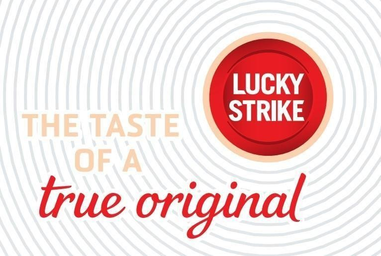 LUCKY STRIKE THE TASTE OF A TRUE ORIGINAL & Device