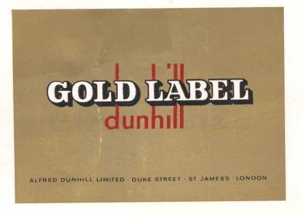 DUNHILL GOLD LABEL