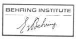 BEHRING INSTITUTE