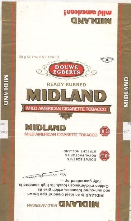 MIDLAND MILD CIGARETTE TOBACCO