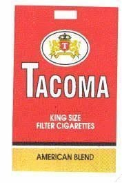 TACOMA KING SIZE FILTER CIGARETTES & DEVICE