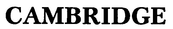 CAMBRIDGE