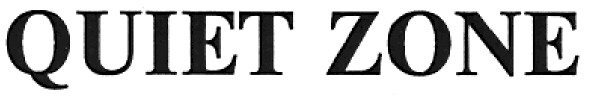quiet zone