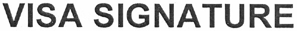 visa signature