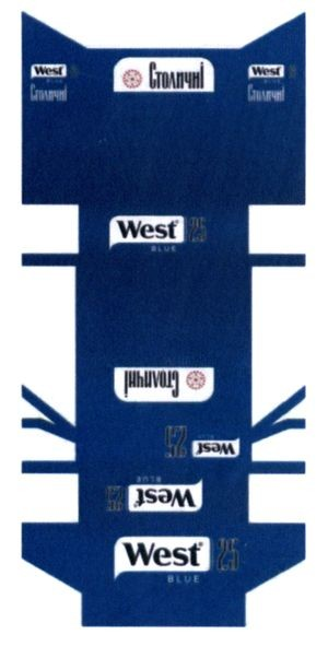 west 25 blue