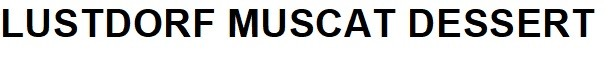 lustdorf muscast dessert