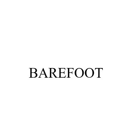 barefoot