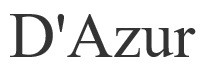 d'azur