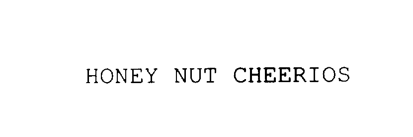HONEY NUT CHEERIOS
