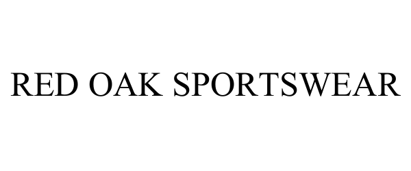RED OAK SPORTSWEAR