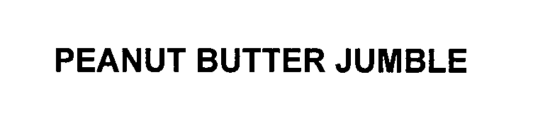 PEANUT BUTTER JUMBLE