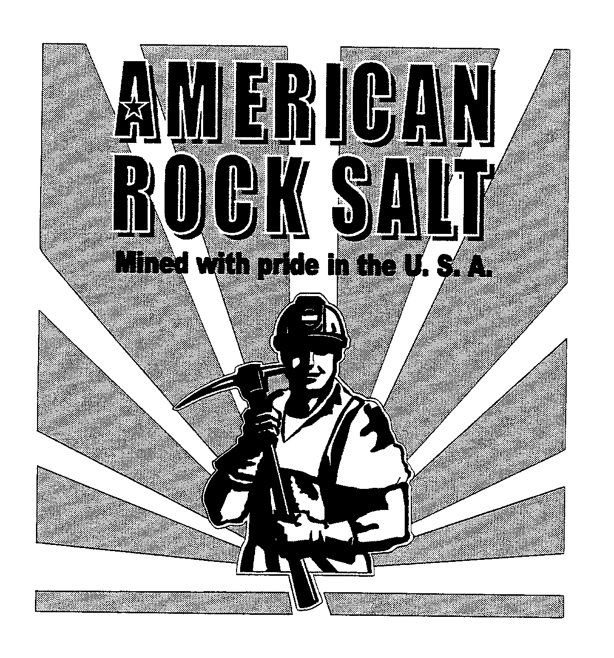 AMERICAN ROCK SALT MINED WITH PRIDE IN THE U.S.A.