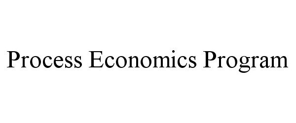 PROCESS ECONOMICS PROGRAM