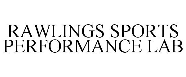 RAWLINGS SPORTS PERFORMANCE LAB