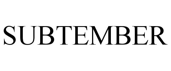SUBTEMBER