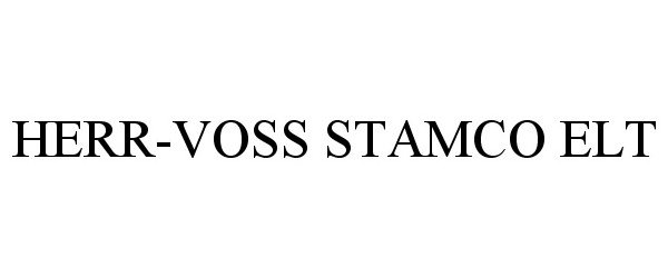 HERR-VOSS STAMCO ELT