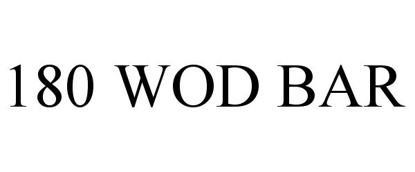 180 WOD BAR