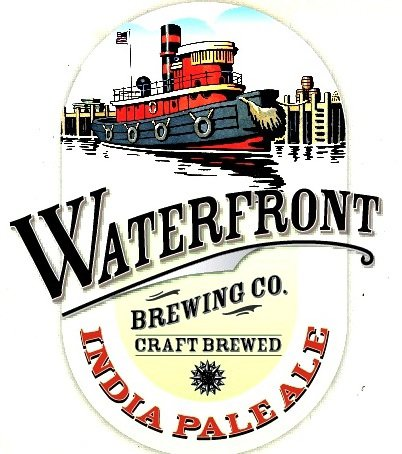 WATERFRONT BREWING CO. CRAFT BREWED INDIA PALE ALE