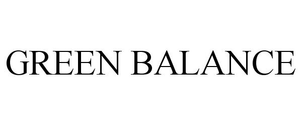 GREEN BALANCE