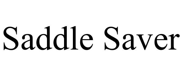 SADDLE SAVER