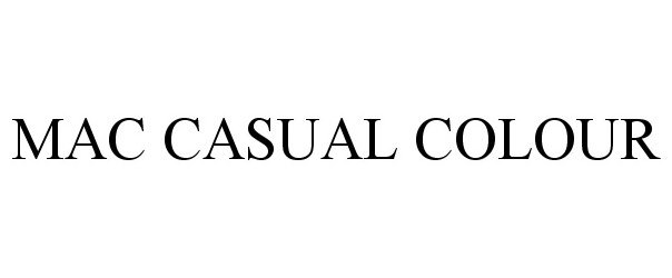 MAC CASUAL COLOUR