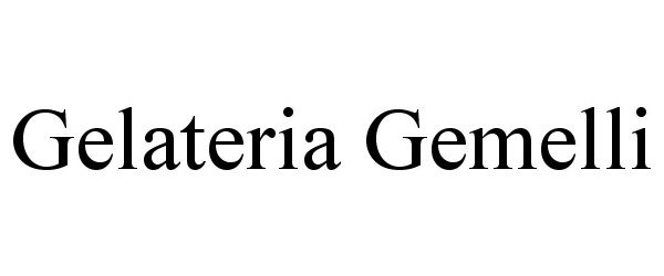 GELATERIA GEMELLI