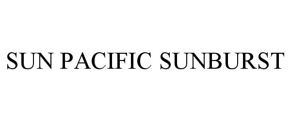 SUN PACIFIC SUNBURST