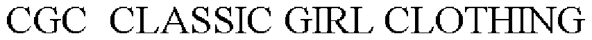 CGC CLASSIC GIRL CLOTHING