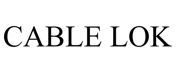 CABLE LOK